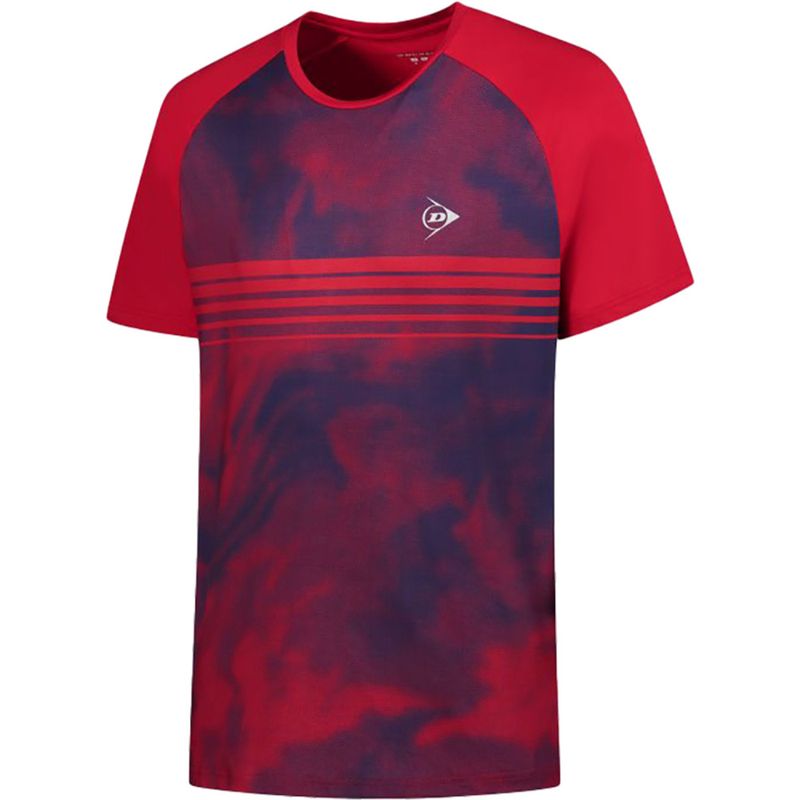 Dunlop Game Tee rood/blauw